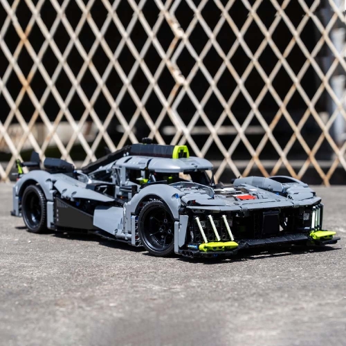 Technic Peu-geot 9X8 24H Le Mans Hy-brid Hypercar Super Racing Car Building Blocks Bricks Toys 42156 84023 99033 87070