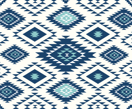 NATIVE AMERICAN PATTERN ON FLEECE BLANKET 54134