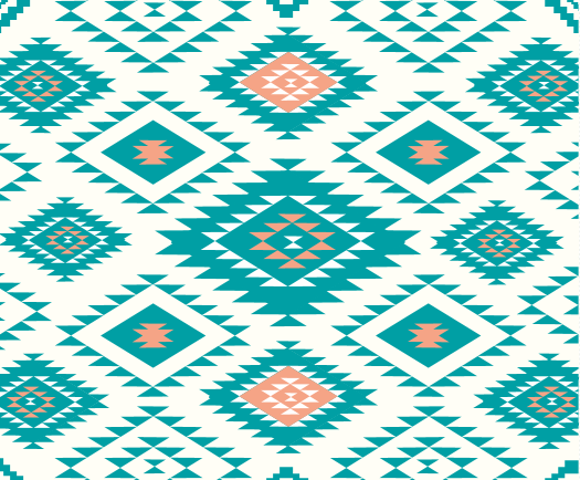 NATIVE AMERICAN PATTERN ON FLEECE BLANKET 54133