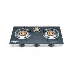 Home Appliance Three Burners Tempered Glass Stove TG301