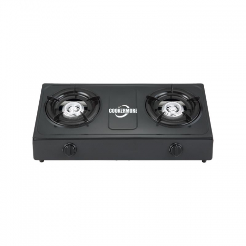 Black Color Double Burners Stainless Steel Stove for Kitchen Use TS202