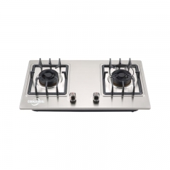 Double Burners Stainless Steel Cooker Stove for Kitchen QS201(2)