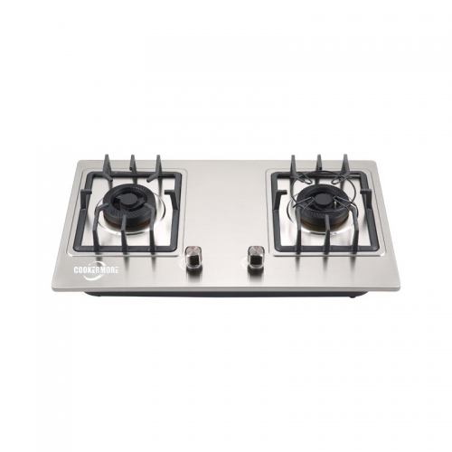 Double Burners Stainless Steel Cooker Stove for Kitchen QS201(2)