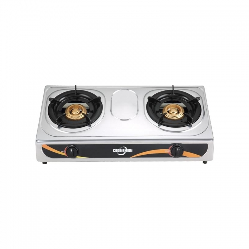 Double Burners Stainless Steel Castiron Stove for Home Use TS201