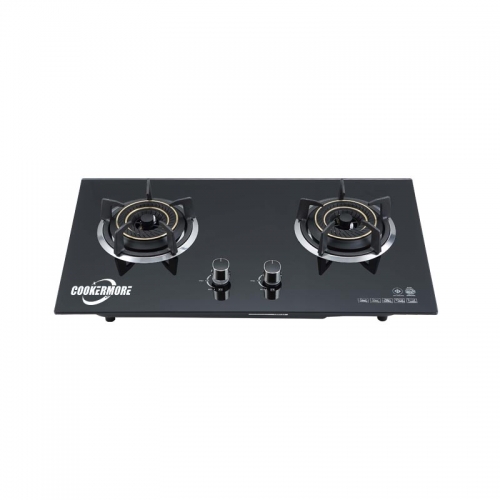 Double Burners Tempered Glass Stove for Cooking Appliance QG203