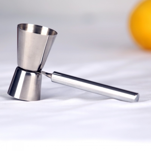 15/30ml Stainless Steel Double Jigger with Long Stem