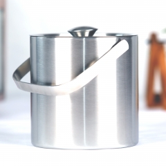 1500ml Double Wall Stainless Steel Ice Bucket With Lid
