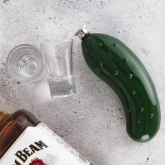 5.5oz Cucumber Flask Vegetable Hip Flask