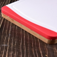 Double-sided Bamboo And Plastic Cutting Board Chopping Board