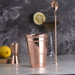 500ml Party Cup Stainless Steel Julep Cup Copper Plated