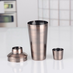 1000ml Bronze Plated Cocktail Shaker Large Capacity Cocktail Shaker