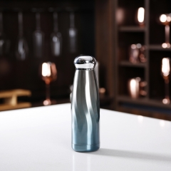 480ml New Vacuum Flask Fashion Double Wall Drinking Flask With Skid-proof Silicone bottom