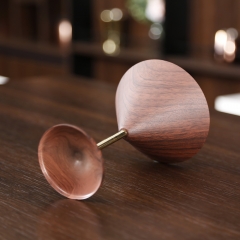 300ml Wooden Printed Stainless Steel Martini Cup Martini Glass Goblet