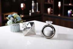 3.5oz Hip Flask Bracelet Hip Flask Bracelet Flask Diamond Ring Flask With Diamond Lid