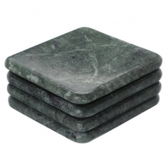 Green Marble Coaster Rectangle Stone Coaster