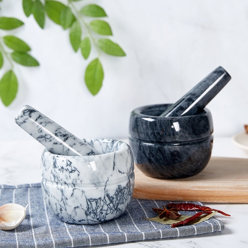 Marble Pestle and Mortar Kitchenware Masher Mortar and Pestle Marble