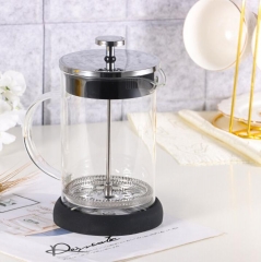 1000ml Glass French Press Coffee Maker With Silicone Base