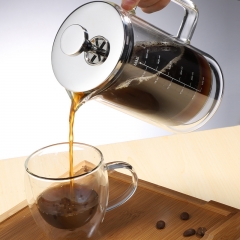Double Wall French Press Premium Coffee Maker With Silicone Base