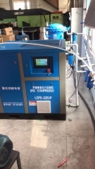 Laser cutting machine with compressed air system