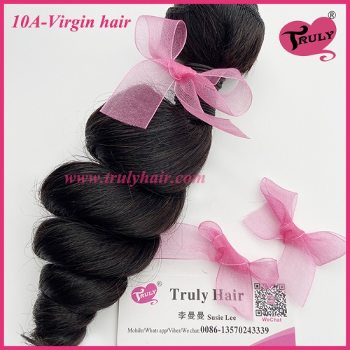 100% Virgin hair 10A quality hair loose wave 1 pc