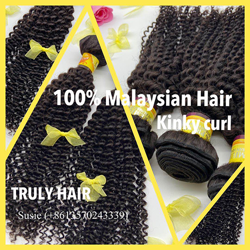 10A 100% Malaysian hair Kinky curl 1 pc