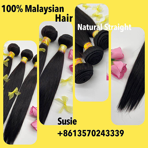 10A 100% Malaysian hair natural straight 1 pc