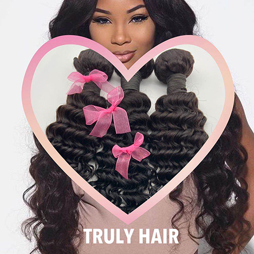 10A 100% human hair deep wave loose deep 1 pc