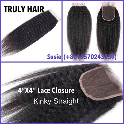 50% off 4X4 lace closure kinky straight