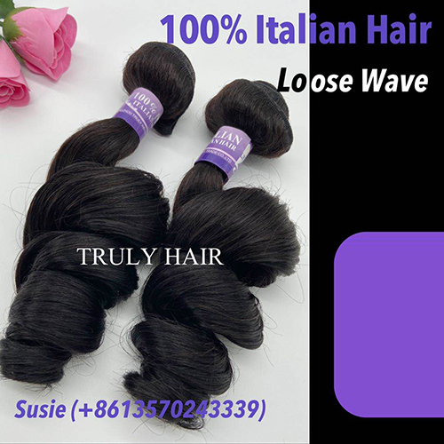 10A 100% Italian hair Loose wave 1 pc