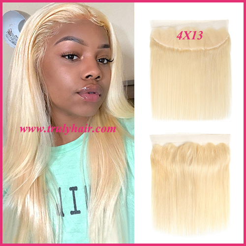 4x13 color 613 frontal natural straight