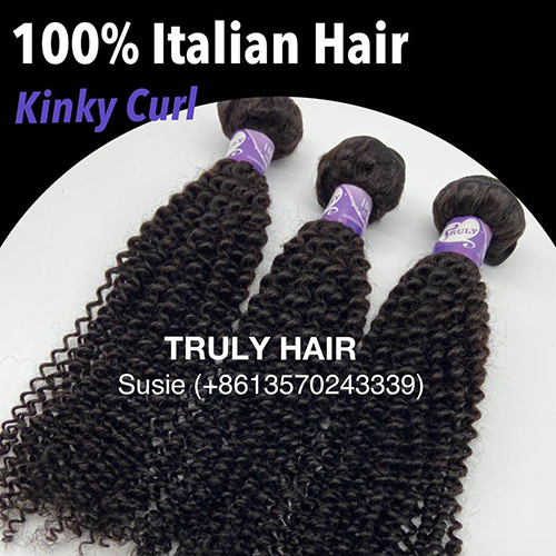 10A 100% Italian hair kinky curl 1 pc