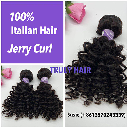 10A 100% Italian hair Jerry curl 1 pc