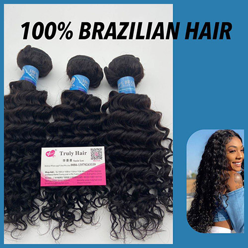 50% off 10A Brazilian hair deep curly hair 1 pc