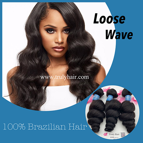 50% off 10A Brazilian hair loose wave 1 pc