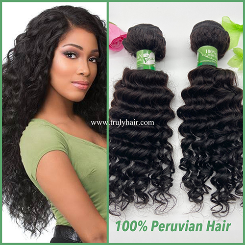 10A 100% Peruvian hair deep curl 1 pc