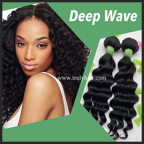 10A 100% Peruvian hair deep wave loose deep 1 pc
