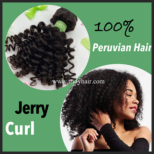 10A 100% Peruvian hair Jerry curl 1 pc