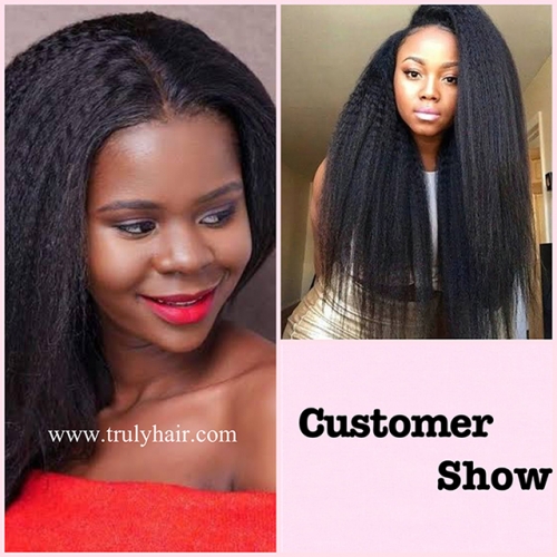 50% off Cambodian hair kinky straight