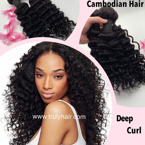 50% off Cambodian hair deep curly