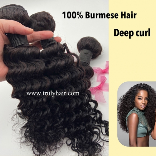 50% off Burmese hair deep curl 1 pc