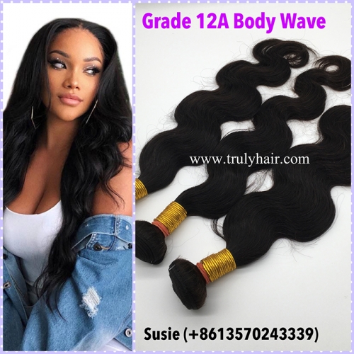 Special ! 12A hair 3 bundles Body wave + free hair 8A 3 bundles