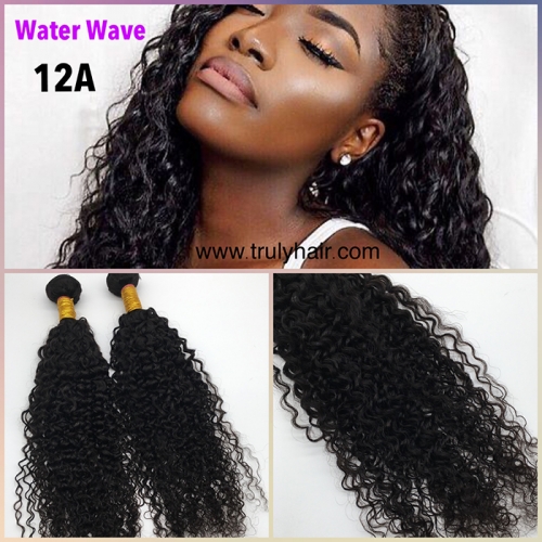 Special ! 12A hair 3 bundles Water wave + free hair 8A 3 bundles