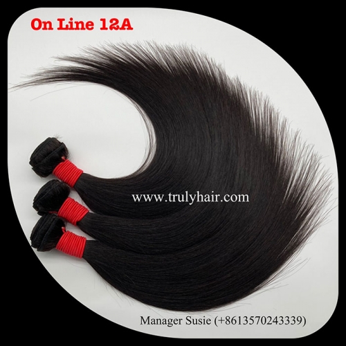 12A virgin human hair natural straight