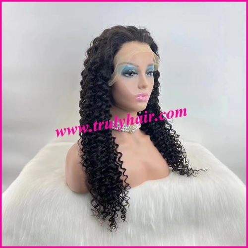 High quality lace front wig jerry curl (made by 13X4 lace frontal）