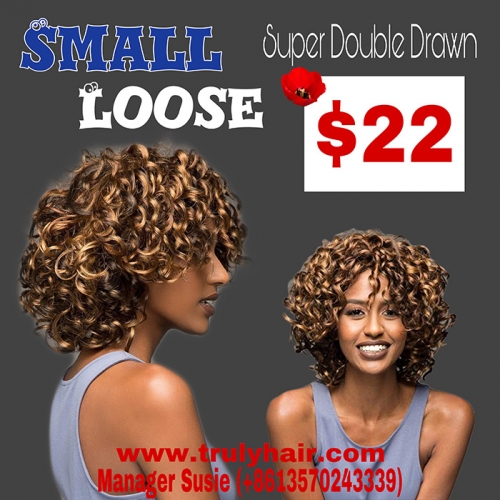 Super double drawn samll loose 10inches wholesale