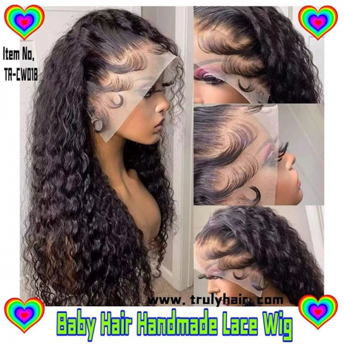 Baby hair lace front wig CW0018