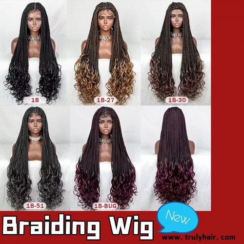 Braiding wig