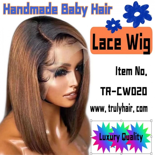 High quality customized 16inches 13X4 lace wig No.CW0020