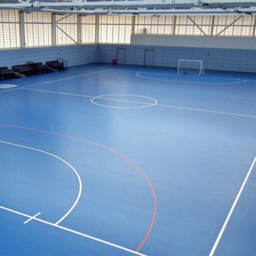 Indoor futsal court flooring