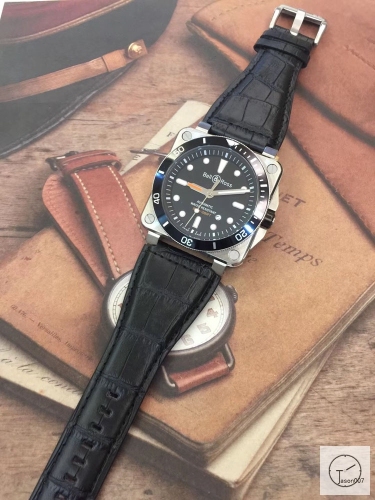 BELL ROSS Blue Dial Automatic Movement Brown Leather Strap Skip To The Beginning Of The Images Gallery BELL AND ROSSDiver Automatic Blue Dial Men's Watch BR0392-D-BU-ST/SRB B299056560